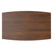 Simpli-Home Draper rectangular dining table with wood finish and sturdy legs, ideal for modern dining rooms.