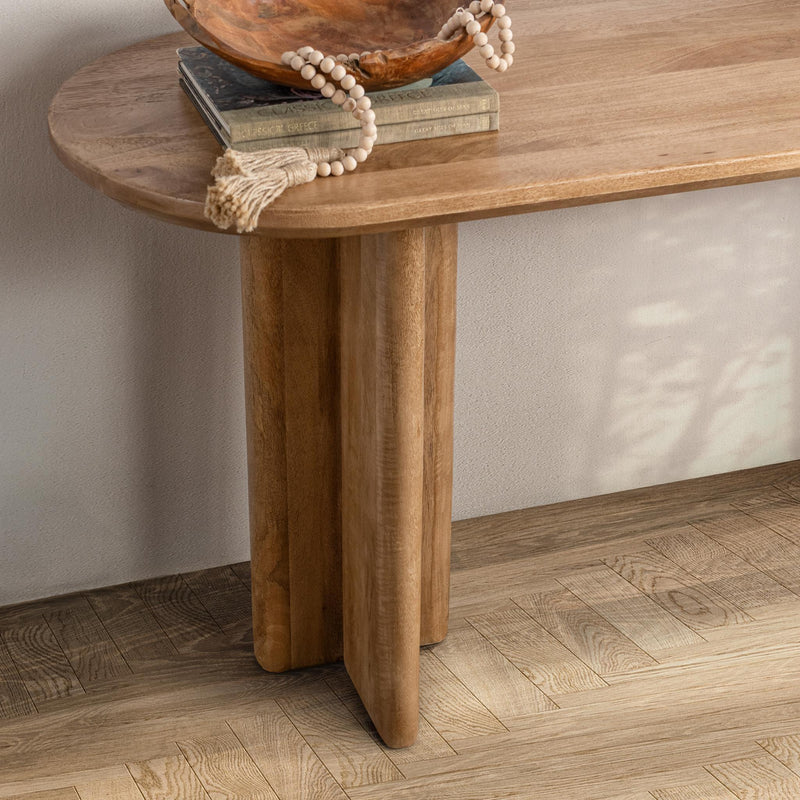 Montengo - Console Table - Natural Maple - R&R Furniture Gallery (Fountain Valley, CA)