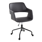 Lumi Source Margarite contemporary adjustable office desk chair with padded seat and backrest in a modern design.