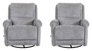 Gentry - Manual Swivel Glider Recliner - R&R Furniture Gallery (Fountain Valley, CA)
