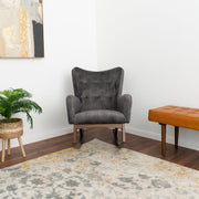 Alistair - Rocking Chair - Brown / Dark Gray - R&R Furniture Gallery (Fountain Valley, CA)