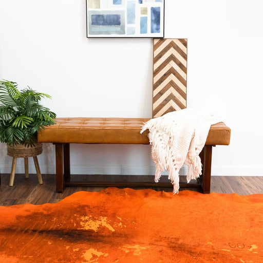 Cameron - Bench - Brown / Tan - R&R Furniture Gallery (Fountain Valley, CA)