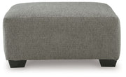 Clarington - Oversized Accent Ottoman - Greystone - R&R Furniture Gallery (Fountain Valley, CA)
