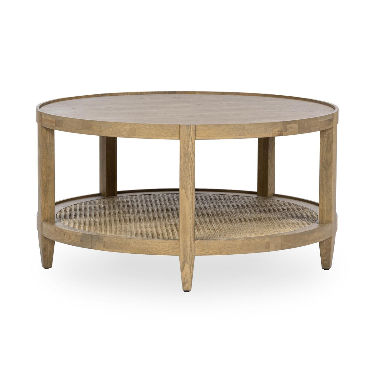 Devin - Solid Wood Round Table - R&R Furniture Gallery (Fountain Valley, CA)
