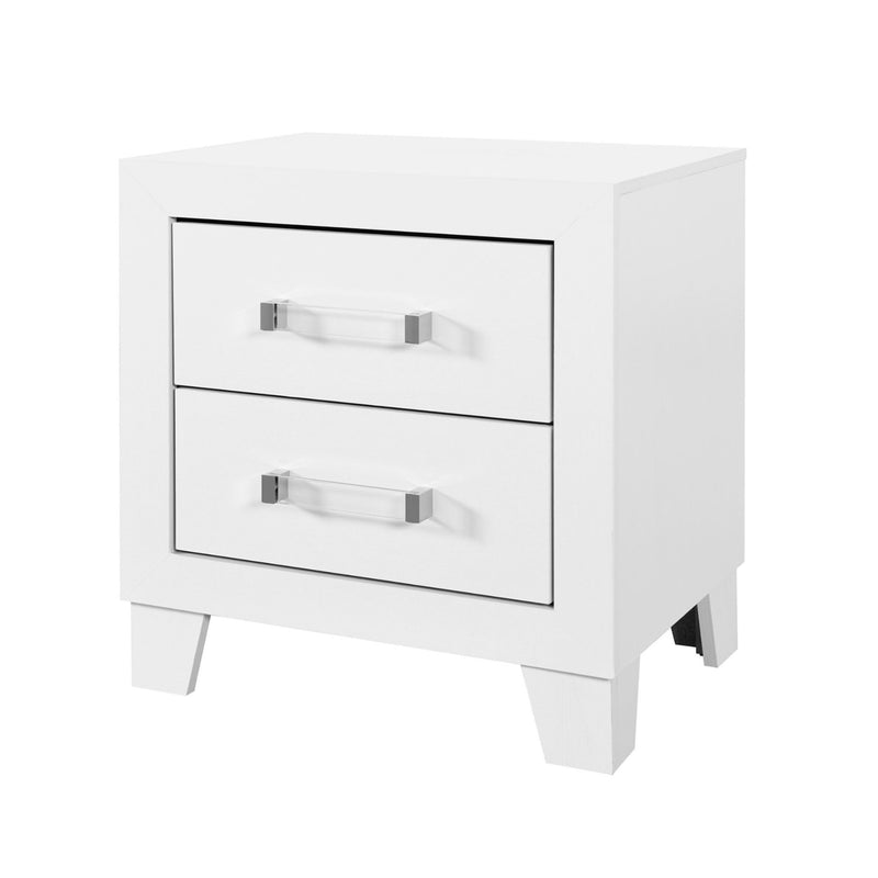 Omoda - Nightstand - White - R&R Furniture Gallery (Fountain Valley, CA)