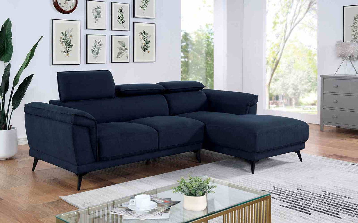 Napanee - Sectional, Navy