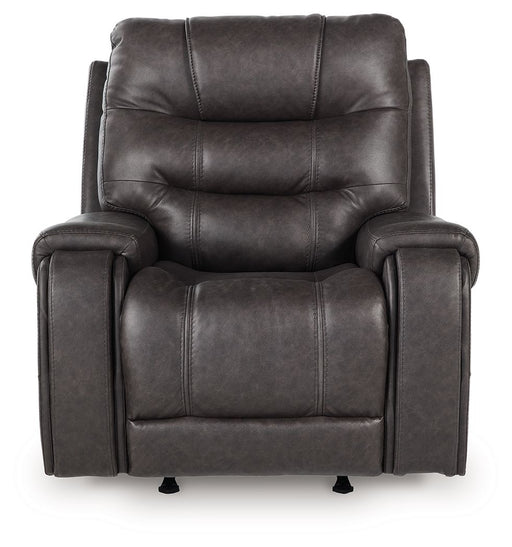 Femley - Rocker Recliner - Smoke - R&R Furniture Gallery (Fountain Valley, CA)