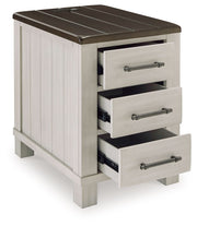 Darborn - Chair Side End Table - Gray / Brown - R&R Furniture Gallery (Fountain Valley, CA)