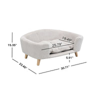 Elevated - Dog Bed Frame For Small Dog, Pet Couch Bed With Legs And Supportive Foam, Easy Assembly - R&R Furniture Gallery (Fountain Valley, CA)