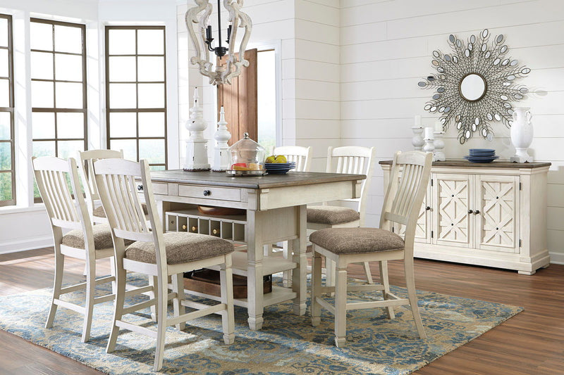 Bolanburg - Rectangular Counter Table Set - R&R Furniture Gallery (Fountain Valley, CA)