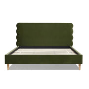 Stockholm - Modern Wavy Headboard Platform Bed - R&R Furniture Gallery (Fountain Valley, CA)
