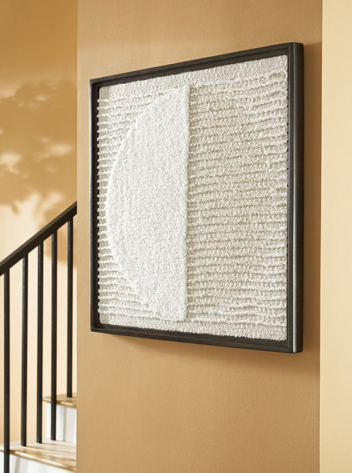 Bachard - Wall Decor - Tan / White - R&R Furniture Gallery (Fountain Valley, CA)