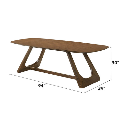 Hoyte - Dining Table - Walnut - R&R Furniture Gallery (Fountain Valley, CA)