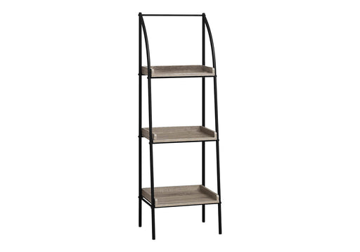 Etagere Bookcase Corner 3 Tier For Office - Taupe - R&R Furniture Gallery (Fountain Valley, CA)