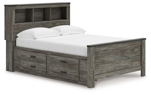 Frandern - Bookcase Panel Bedroom Set With Storage - R&R Furniture Gallery (Fountain Valley, CA)
