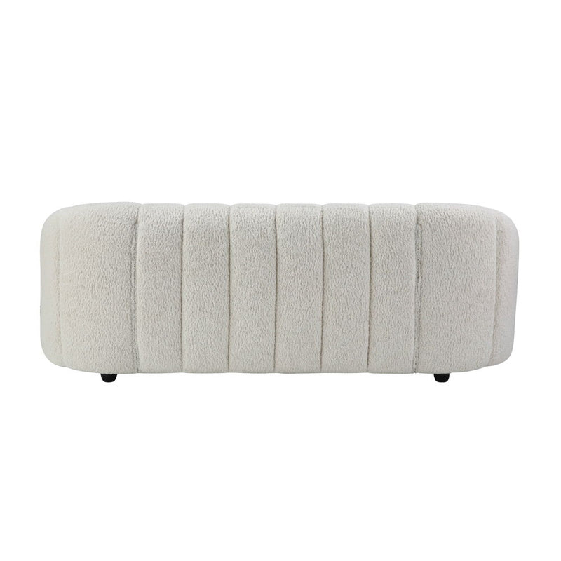 Osmash - Sofa - White Teddy Sherpa - R&R Furniture Gallery (Fountain Valley, CA)