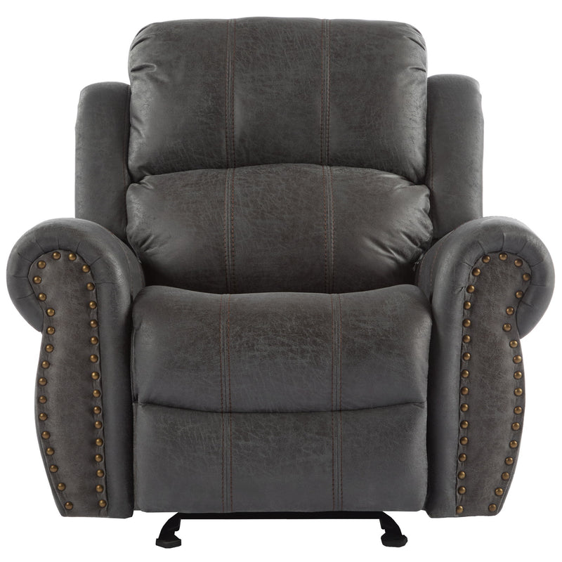 Wide Standard Manual Glider Recliner - R&R Furniture Gallery (Fountain Valley, CA)