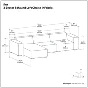 Rex - Handcrafted Sectional Sofa - R&R Furniture Gallery (Fountain Valley, CA)