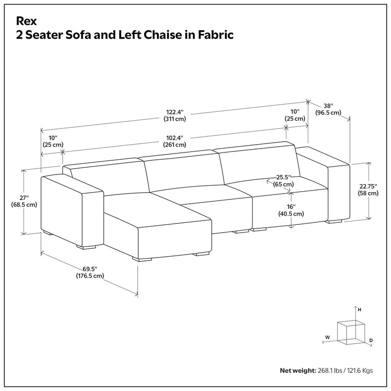 Rex - Handcrafted Sectional Sofa - R&R Furniture Gallery (Fountain Valley, CA)