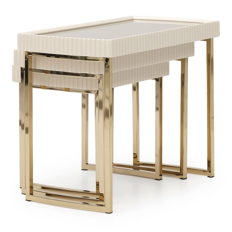 Lisbon - Nesting Tables (Set of 3) - R&R Furniture Gallery (Fountain Valley, CA)