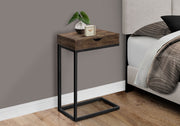 Accent Table, C - Shaped, Modern - Brown - R&R Furniture Gallery (Fountain Valley, CA)