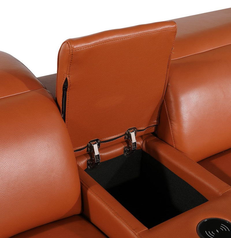 1126 - 7-Piece Modular Power Reclining Sofa, Loveseat & Chair Set In With 6 Power Recliners & Power Headrests