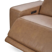 Kadon - Leather Power Recliner Sofa - Tan - R&R Furniture Gallery (Fountain Valley, CA)