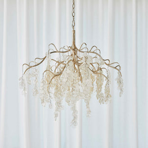 Boreas - 7 Light Chandelier - Silver / White
