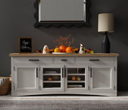 Americana Modern - TV Console (76") - R&R Furniture Gallery (Fountain Valley, CA)
