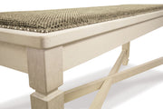 Bolanburg - Large UPH Dining Room Bench - Beige - R&R Furniture Gallery (Fountain Valley, CA)