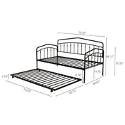 Fox - Daybed With Twin Trundle - R&R Furniture Gallery (Fountain Valley, CA)