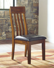 Ralene - Dining UPH Side Chair (Set of 2) - Medium Brown - R&R Furniture Gallery (Fountain Valley, CA)