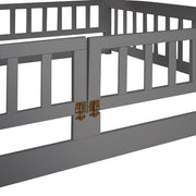 Low Bunk Bed With Slide, Fence And Ladder - R&R Furniture Gallery (Fountain Valley, CA)