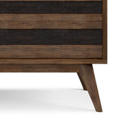 Clarkson - TV Stand - Rustic Natural Aged Brown - R&R Furniture Gallery (Fountain Valley, CA)