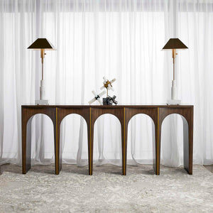 Coliseum - Console Table - Woodtone