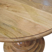 Round Turned Dining Table - Oak - R&R Furniture Gallery (Fountain Valley, CA)