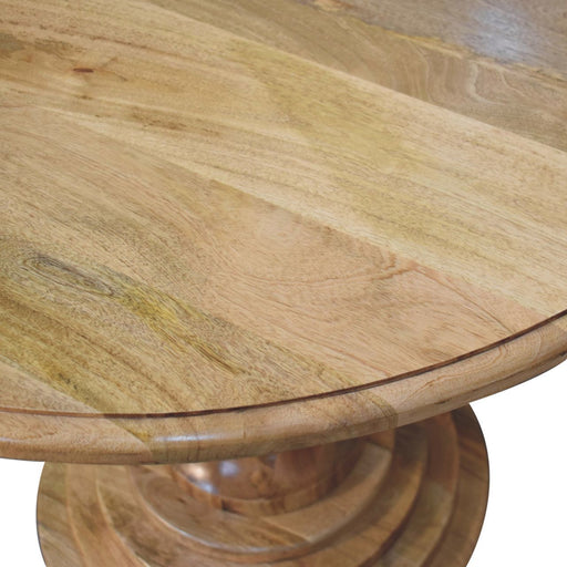 Round Turned Dining Table - Oak - R&R Furniture Gallery (Fountain Valley, CA)
