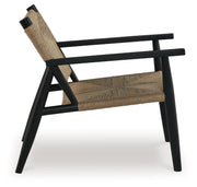 Halfmore - Accent Chair - Black / Natural - R&R Furniture Gallery (Fountain Valley, CA)