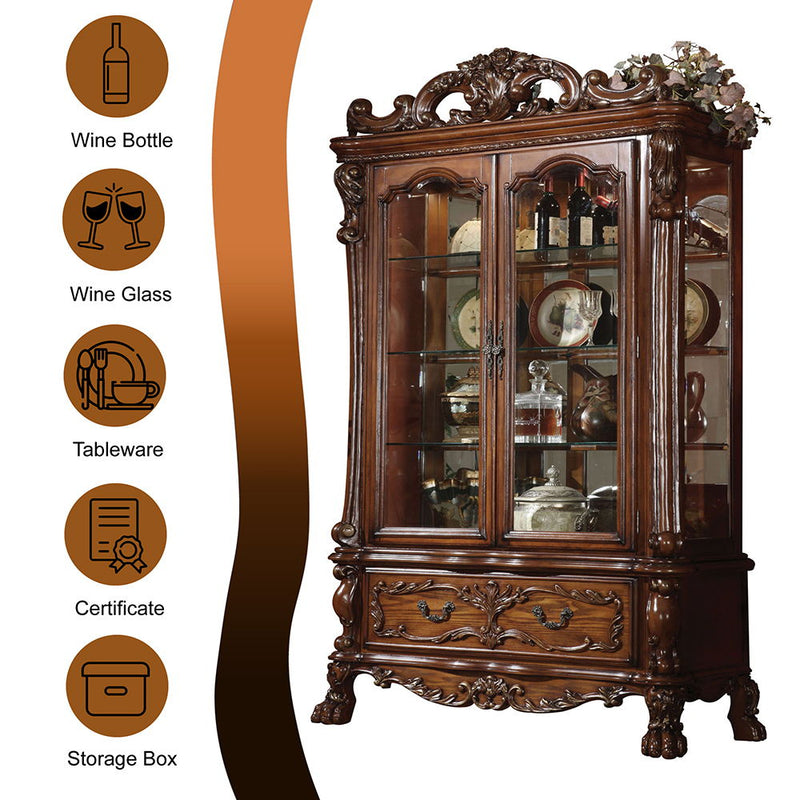 Dresden - Curio Cabinet - R&R Furniture Gallery (Fountain Valley, CA)
