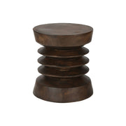 Contemporary round accent table by 8th Street with sleek design, suitable for indoor or outdoor use, featuring a modern finish.