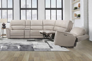 Easton - Power Reclining Sectional With Power Adjustable Headrests - R&R Furniture Gallery (Fountain Valley, CA)