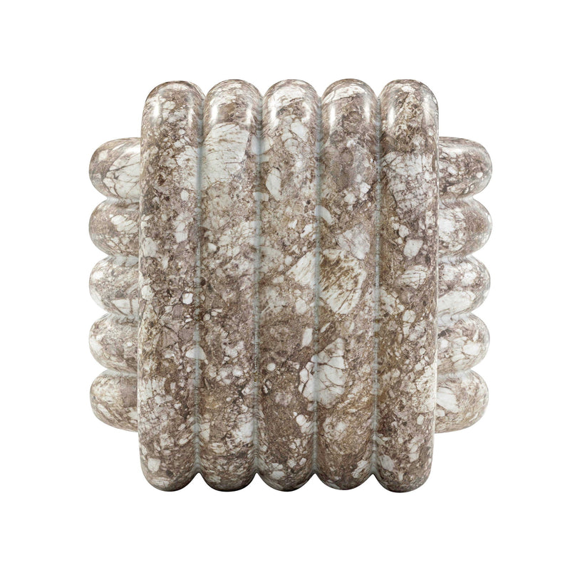 Love Knot - Faux Marble Indoor / Outdoor Accent Stool - R&R Furniture Gallery (Fountain Valley, CA)