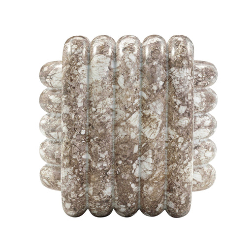 Love Knot - Faux Marble Indoor / Outdoor Accent Stool - R&R Furniture Gallery (Fountain Valley, CA)