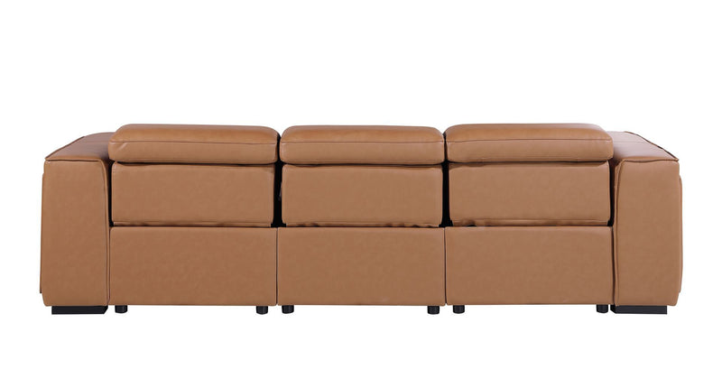 1224 - 3-Piece Modular Power Reclining Sofa In With 3 Power Recliners & Power Headrests