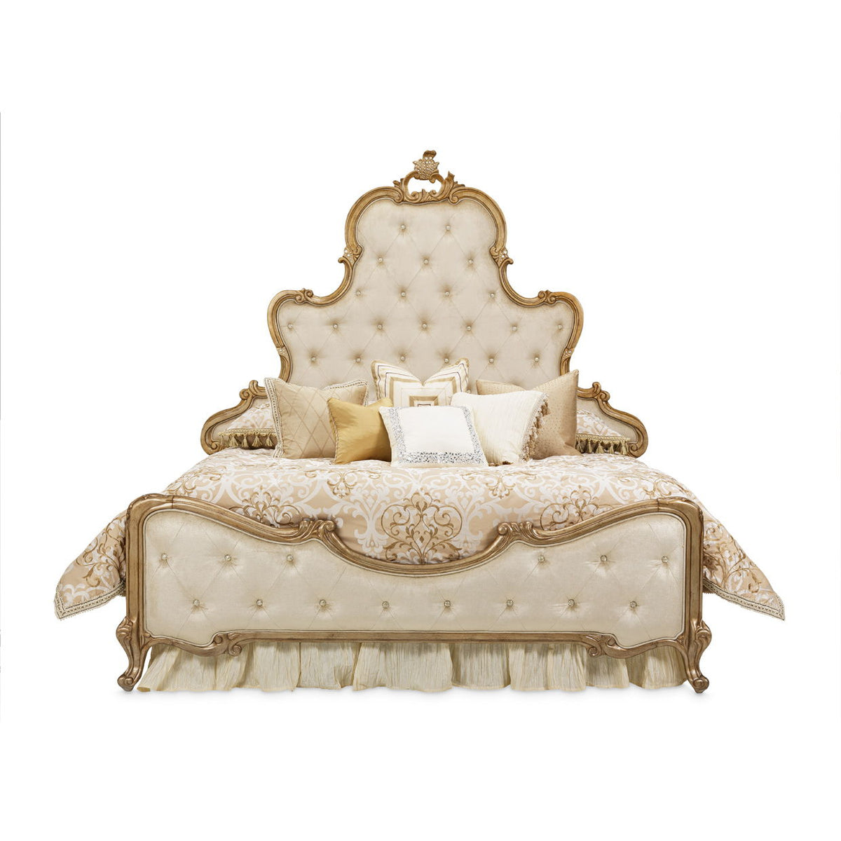 Platine de Royale - Panel Bed - R&R Furniture Gallery (Fountain Valley, CA)