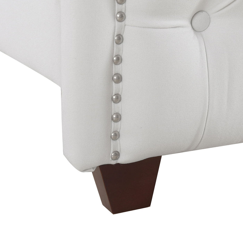 Marcella - Upholstered Shelter Headboard Bed Set - R&R Furniture Gallery (Fountain Valley, CA)
