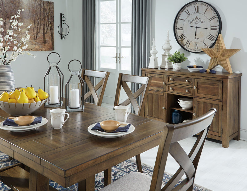 Moriville - Rectangular Dining Room Extension Table - Grayish Brown - R&R Furniture Gallery (Fountain Valley, CA)
