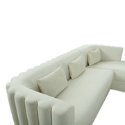 Callie - Velvet Sectional - RAF - R&R Furniture Gallery (Fountain Valley, CA)
