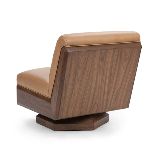 Myla - Swivel Accent Chair - Tan - R&R Furniture Gallery (Fountain Valley, CA)
