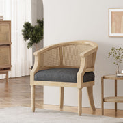 Curved Backrest Accent Chair - R&R Furniture Gallery (Fountain Valley, CA)